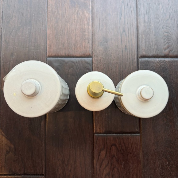 Hearth & Hand - Set of 3 Stoneware Bath Pieces NEW - Picture 5 of 11